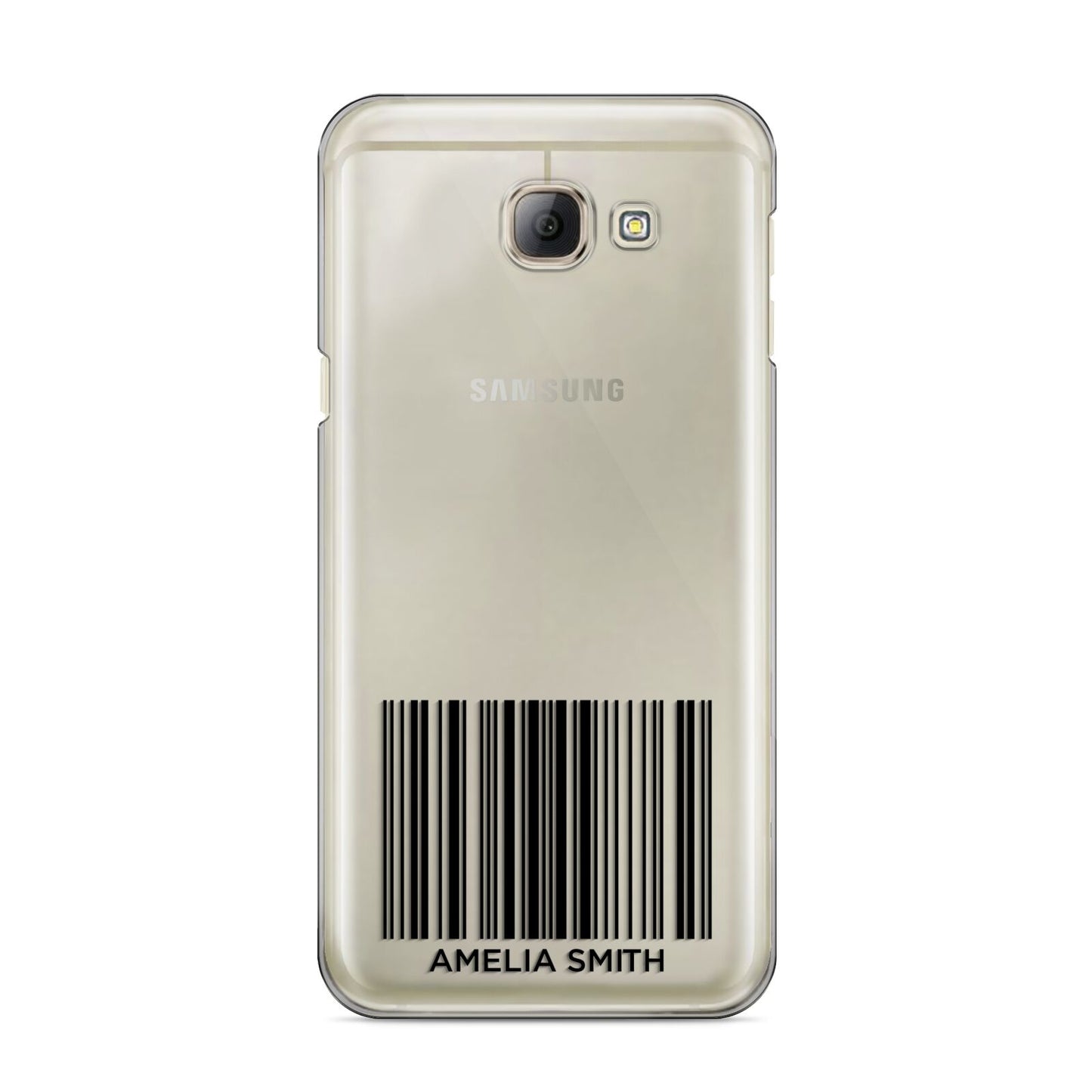 Barcode with Text Samsung Galaxy A8 2016 Case