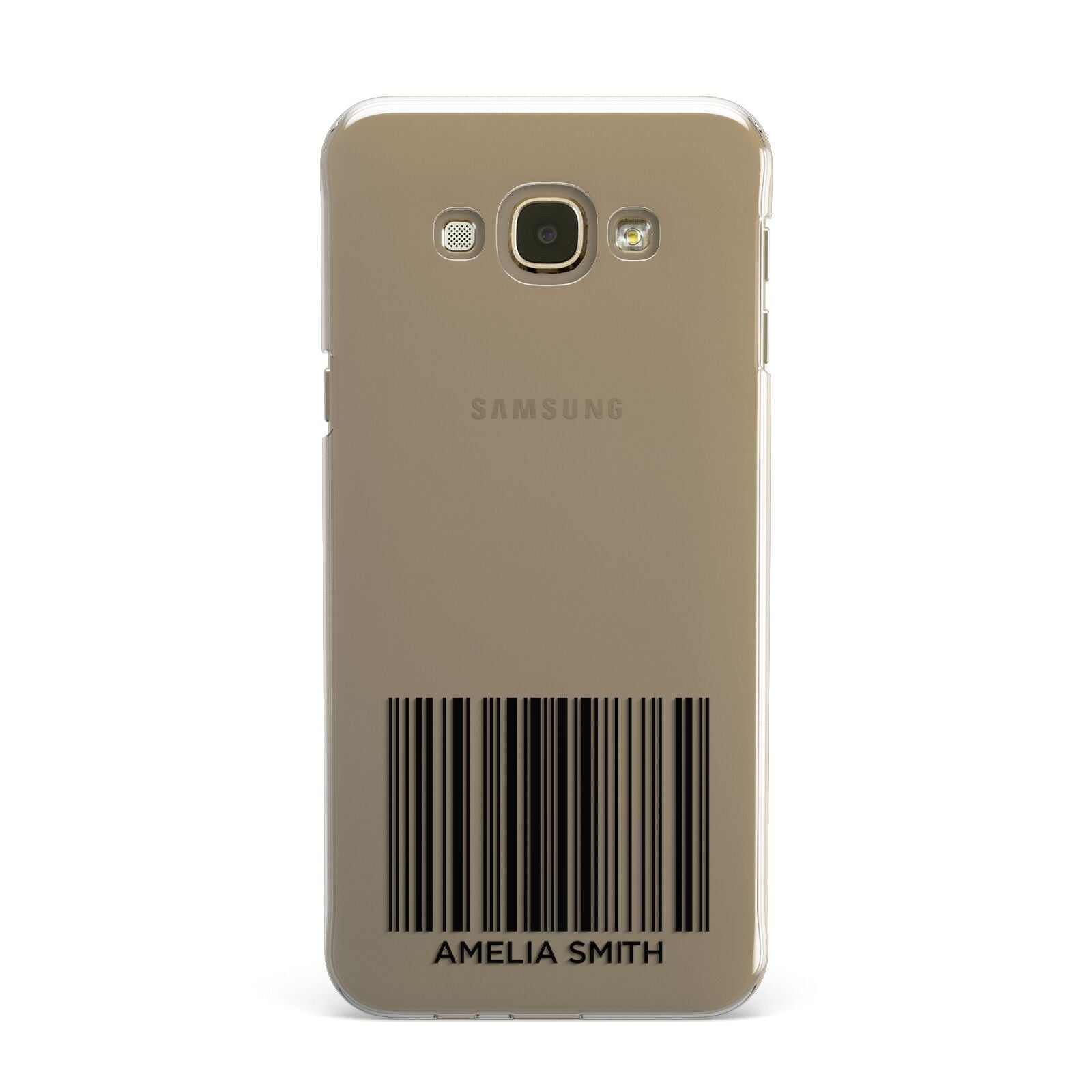 Barcode with Text Samsung Galaxy A8 Case