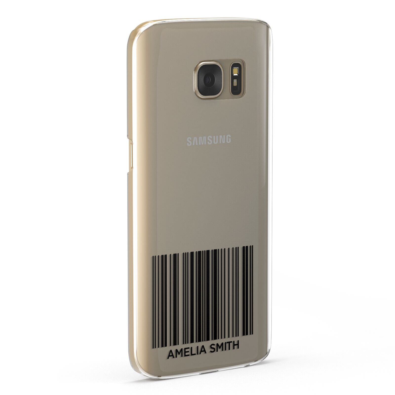 Barcode with Text Samsung Galaxy Case Fourty Five Degrees