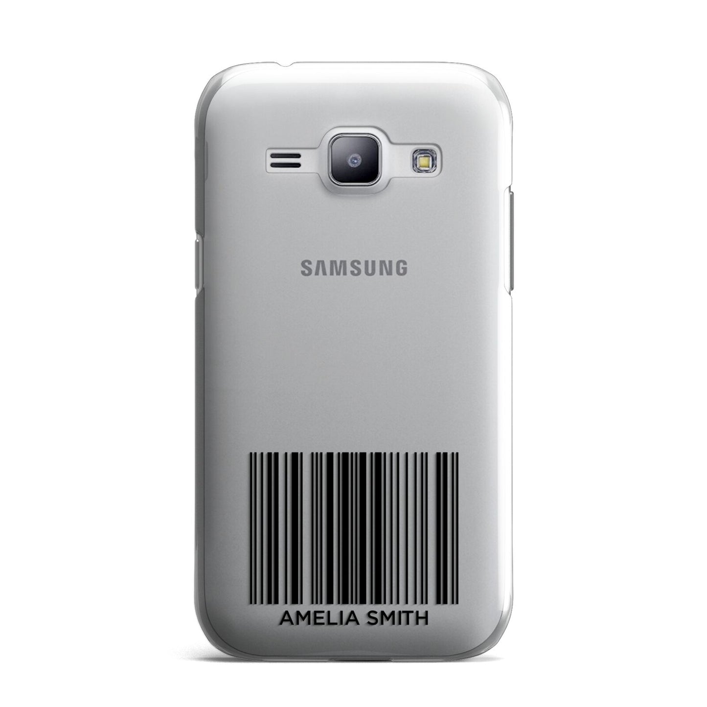 Barcode with Text Samsung Galaxy J1 2015 Case
