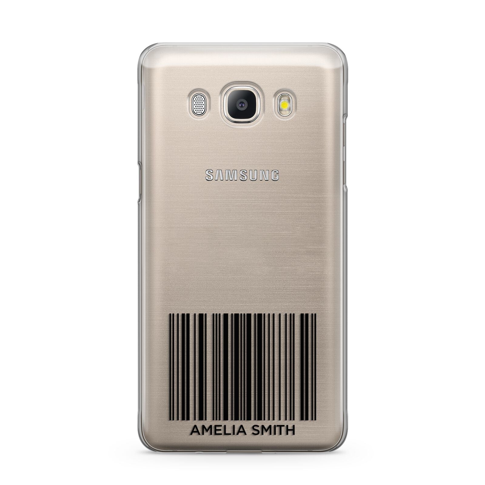 Barcode with Text Samsung Galaxy J5 2016 Case