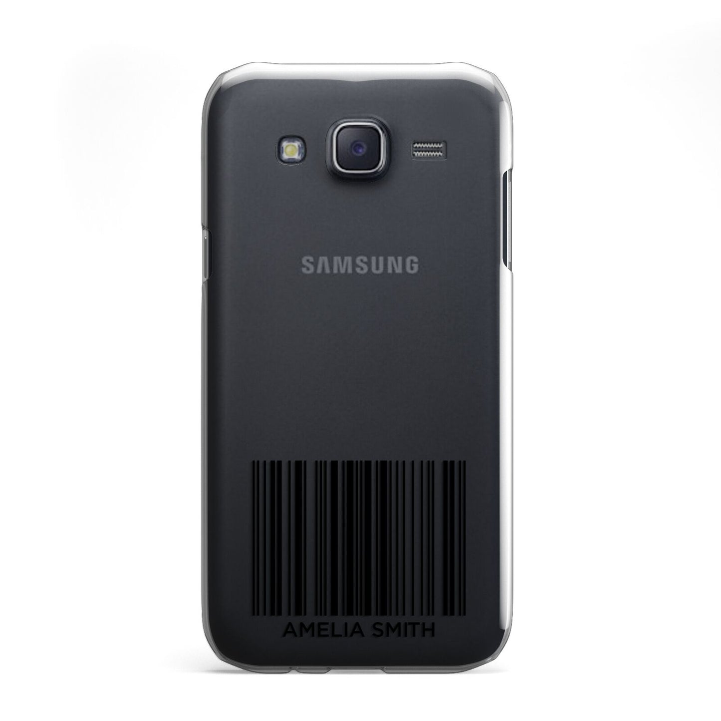 Barcode with Text Samsung Galaxy J5 Case