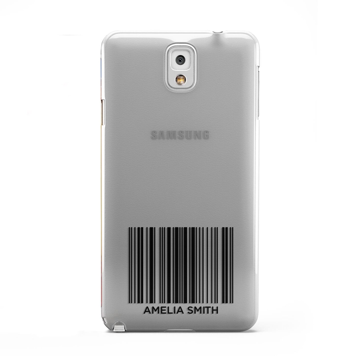 Barcode with Text Samsung Galaxy Note 3 Case