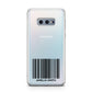Barcode with Text Samsung Galaxy S10E Case