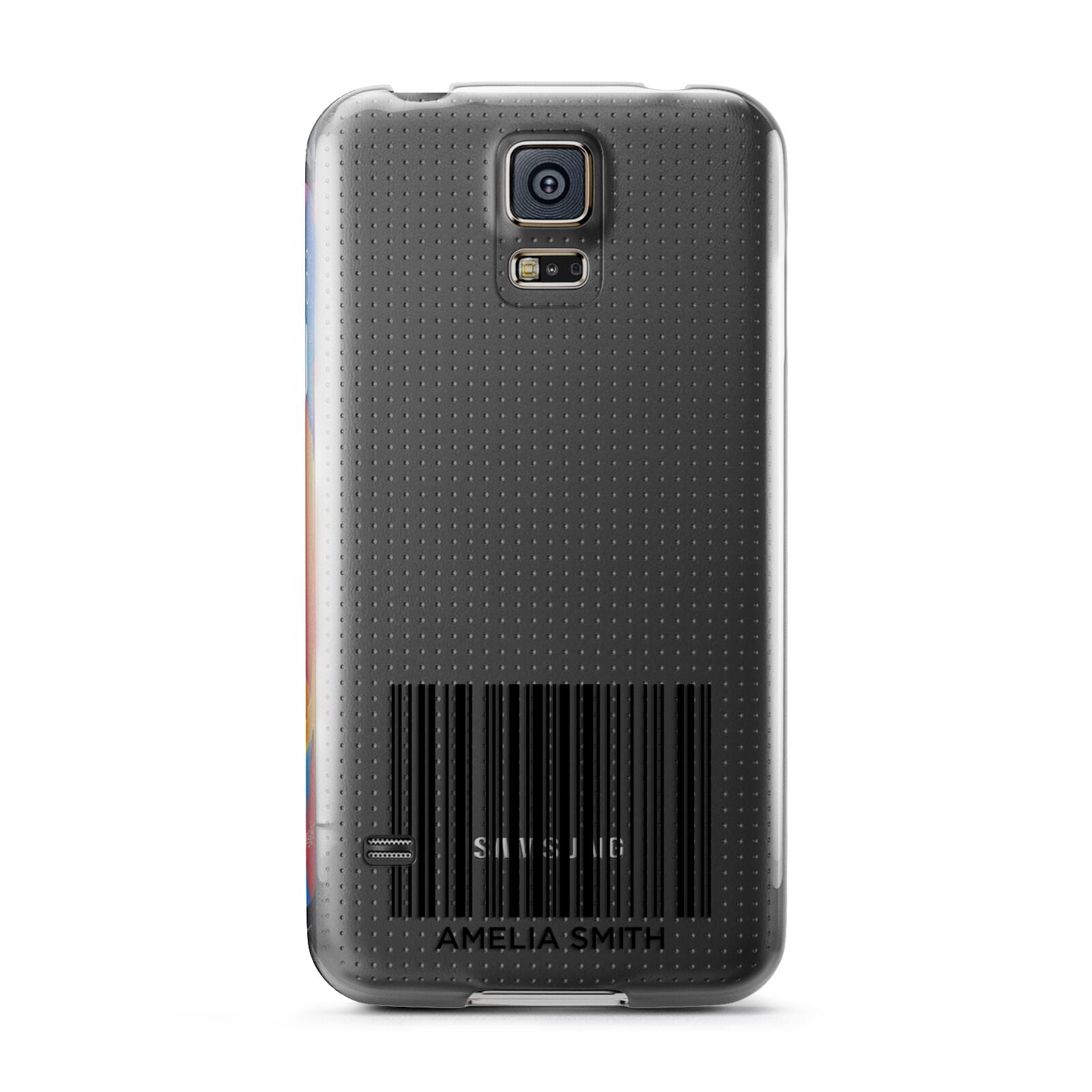 Barcode with Text Samsung Galaxy S5 Case