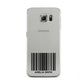 Barcode with Text Samsung Galaxy S6 Case