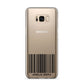 Barcode with Text Samsung Galaxy S8 Plus Case