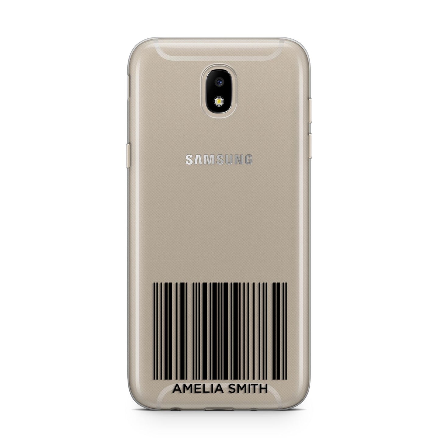 Barcode with Text Samsung J5 2017 Case