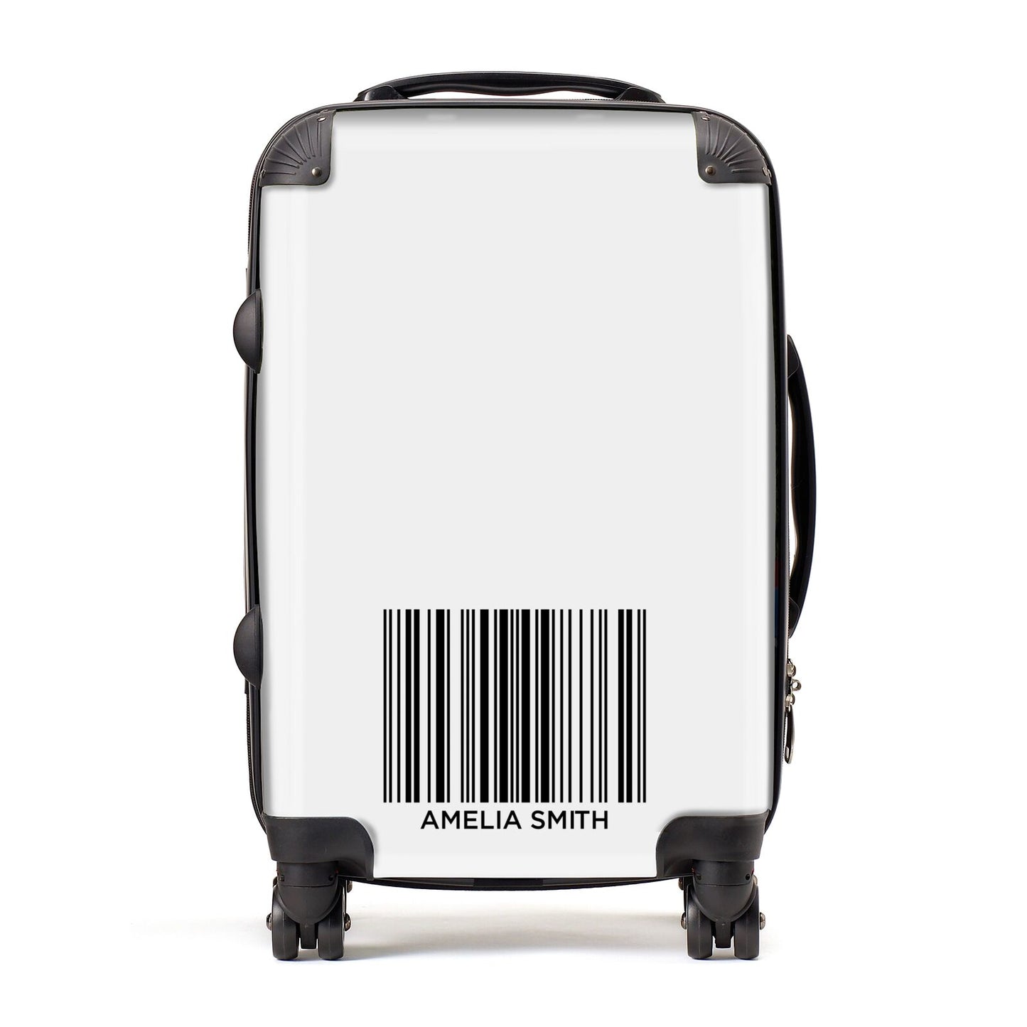 Barcode with Text Suitcase