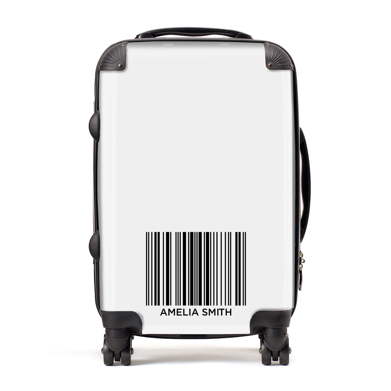 Barcode with Text Suitcase