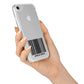 Barcode with Text iPhone 7 Bumper Case on Silver iPhone Alternative Image
