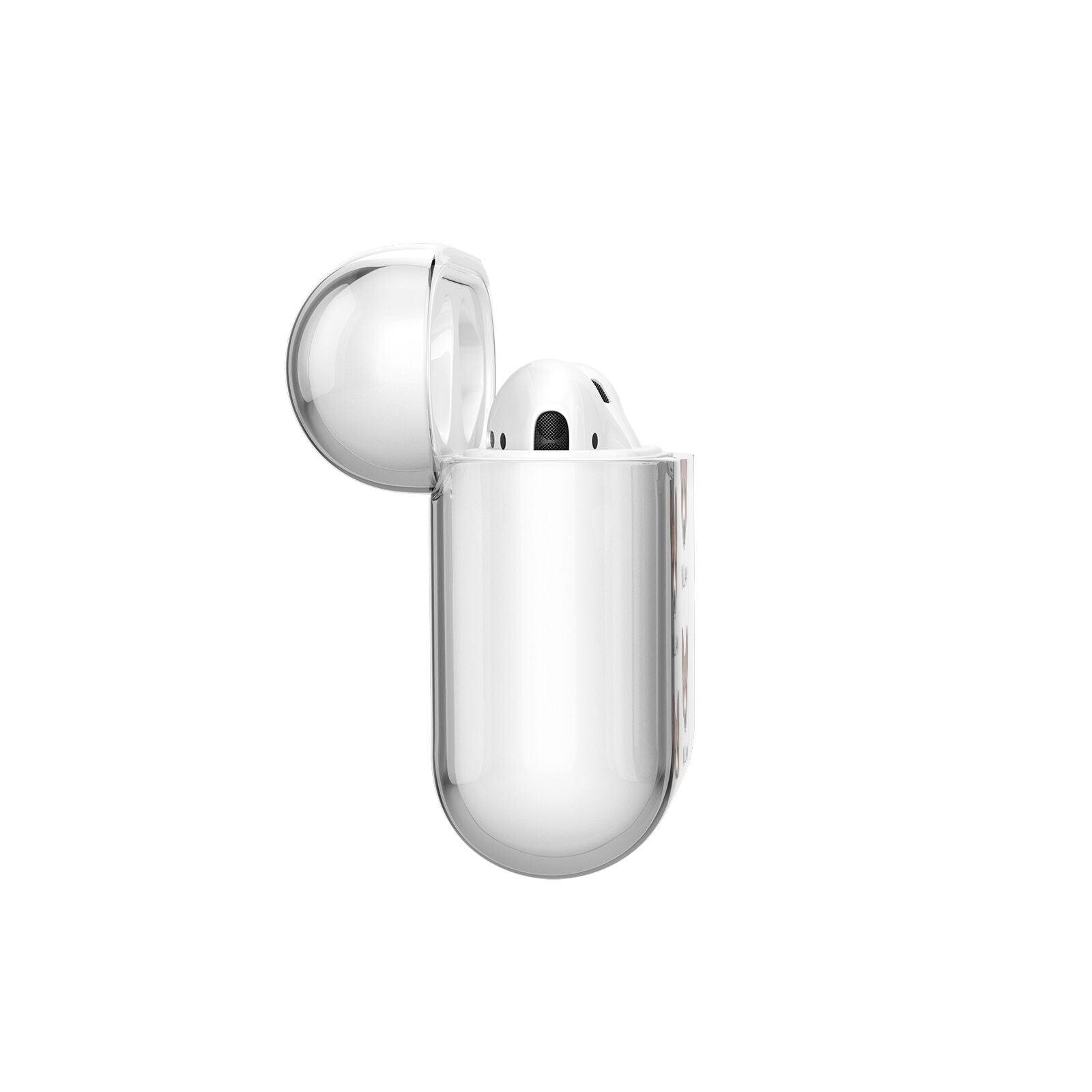 Basenji Icon with Name AirPods Case Side Angle