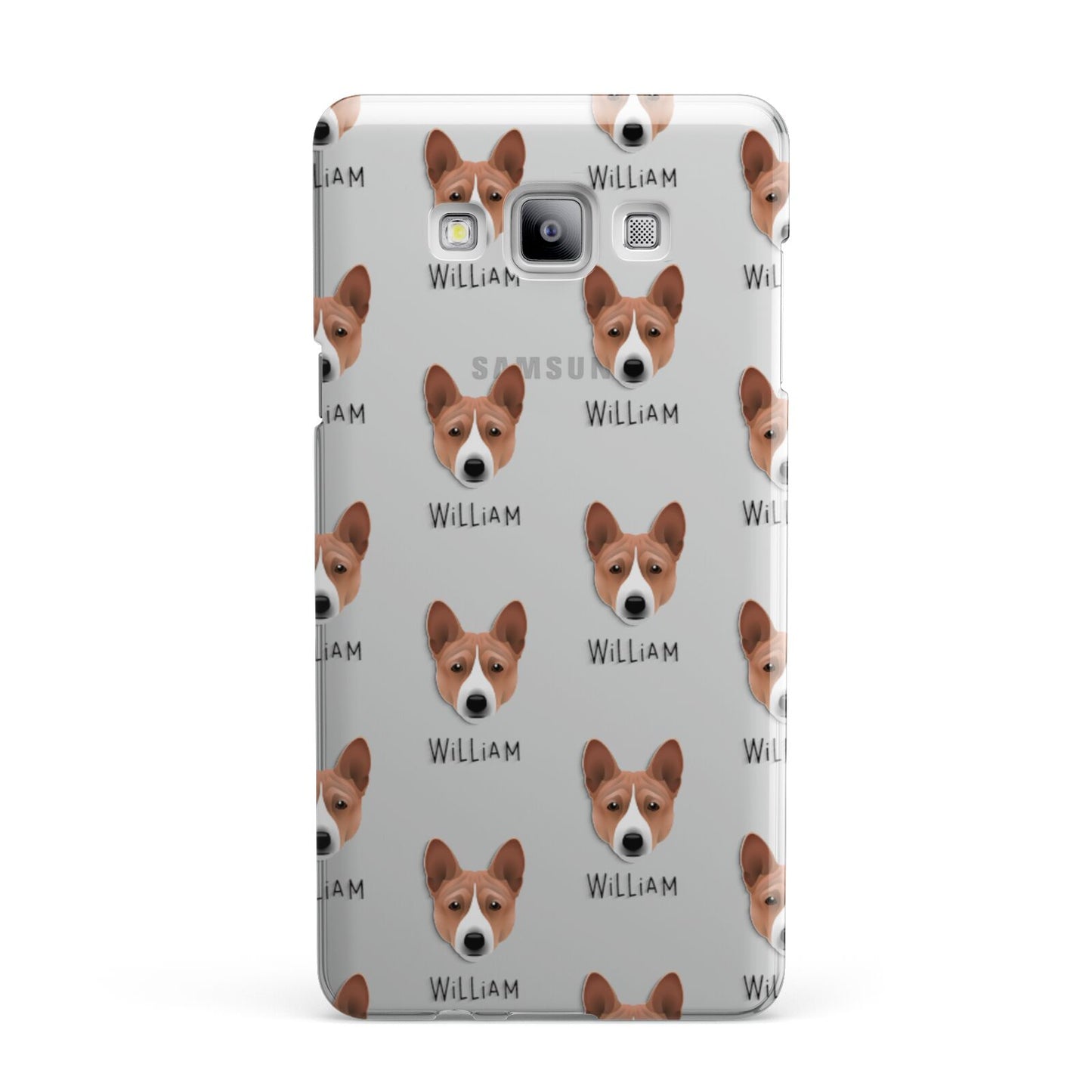 Basenji Icon with Name Samsung Galaxy A7 2015 Case