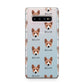 Basenji Icon with Name Samsung Galaxy S10 Plus Case