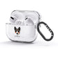 Basenji Personalised AirPods Glitter Case 3rd Gen Side Image