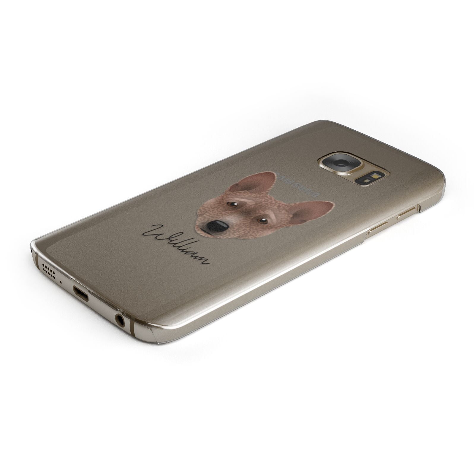 Basenji Personalised Samsung Galaxy Case Bottom Cutout