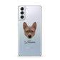 Basenji Personalised Samsung S21 Plus Phone Case