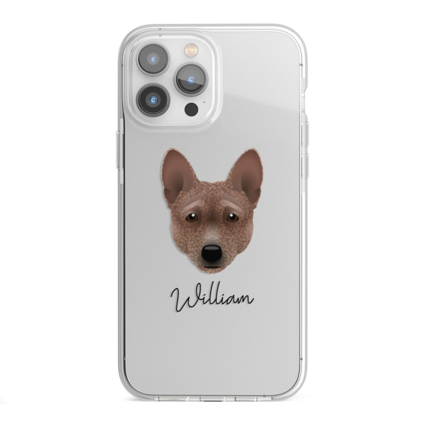 Basenji Personalised iPhone 13 Pro Max TPU Impact Case with White Edges