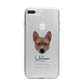 Basenji Personalised iPhone 7 Plus Bumper Case on Silver iPhone