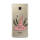 Basic Witch Hat Personalised Samsung Galaxy A7 2016 Case on gold phone