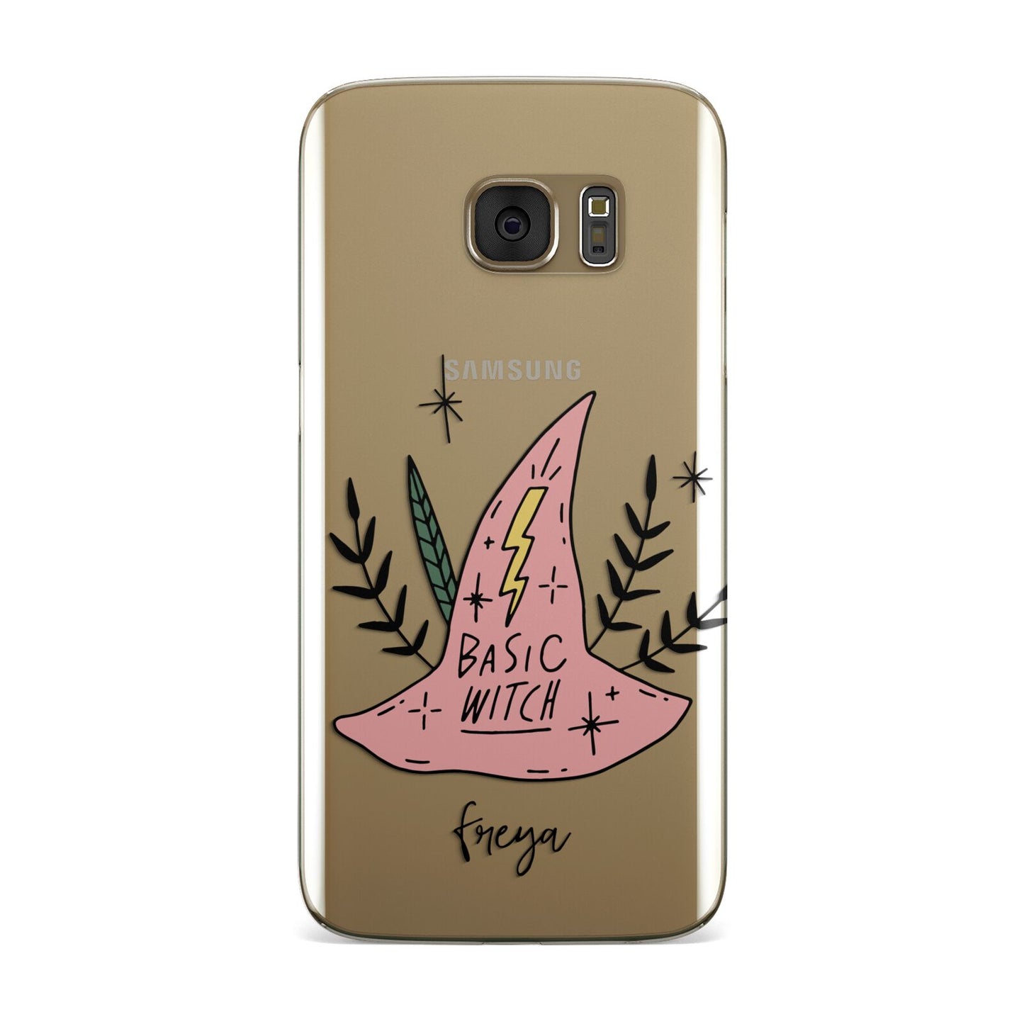 Basic Witch Hat Personalised Samsung Galaxy Case