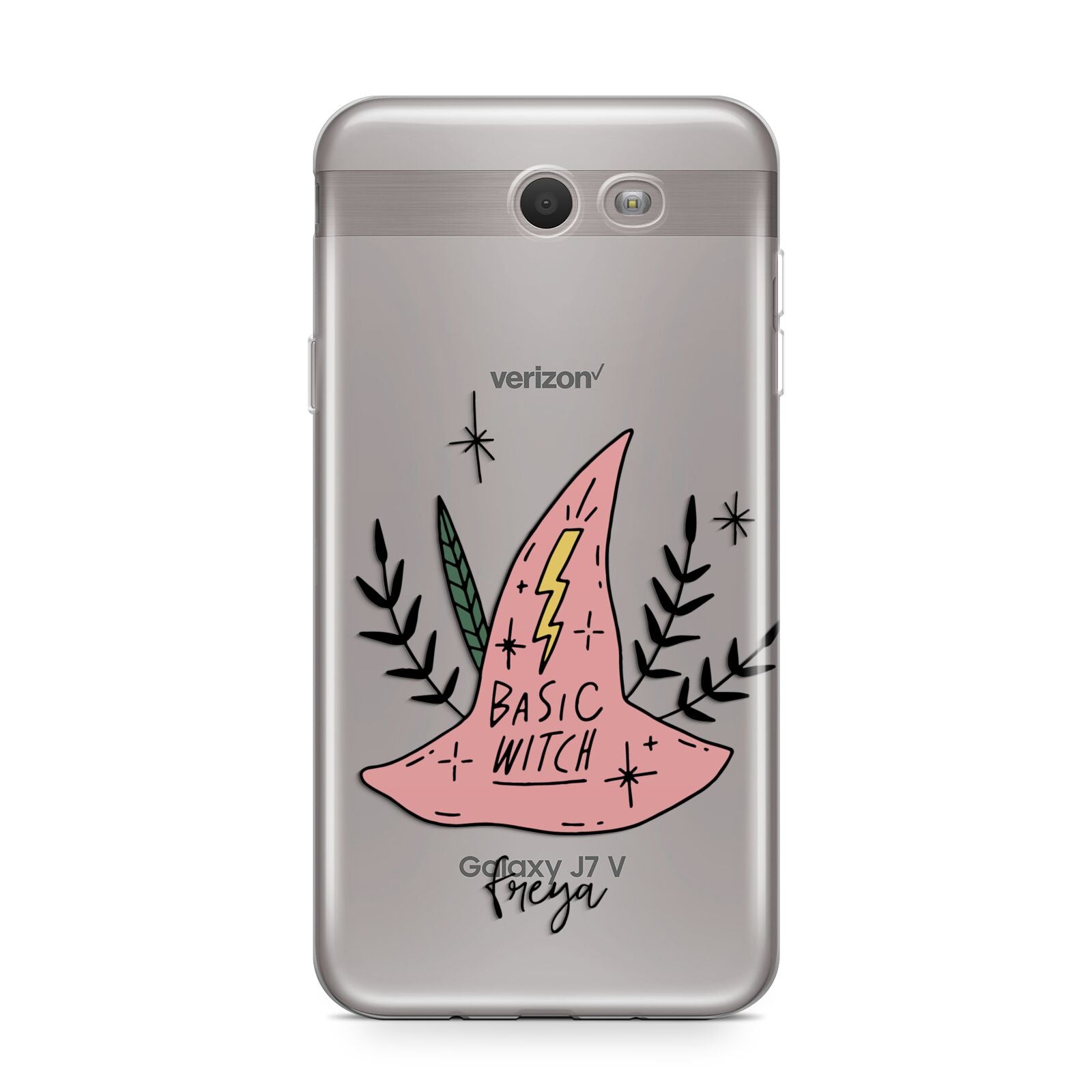Basic Witch Hat Personalised Samsung Galaxy J7 2017 Case