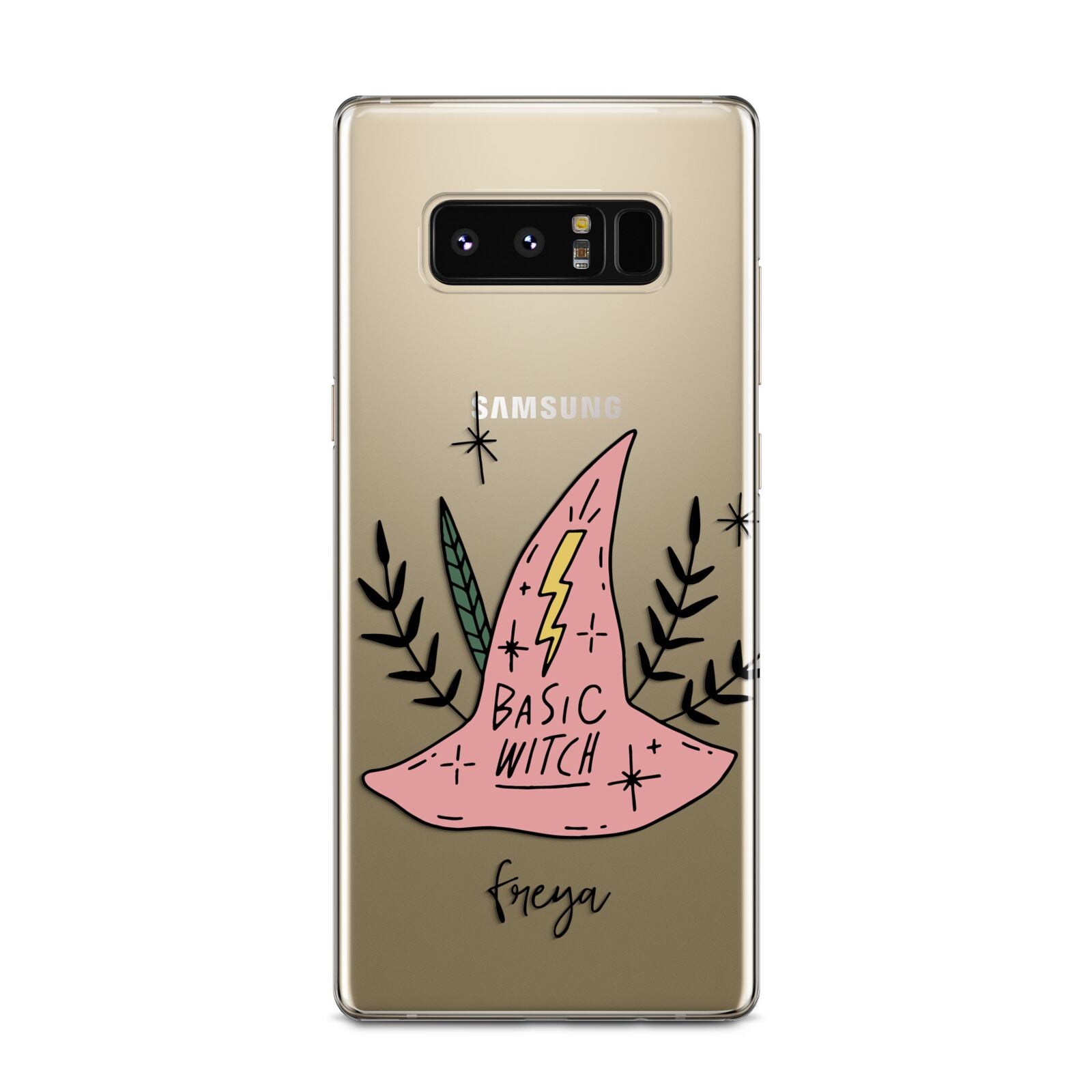Basic Witch Hat Personalised Samsung Galaxy Note 8 Case