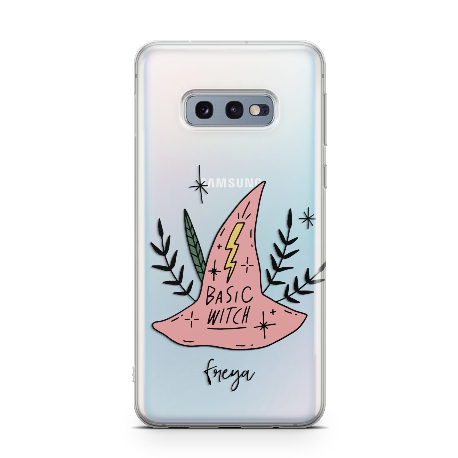 Basic Witch Hat Personalised Samsung Galaxy S10E Case