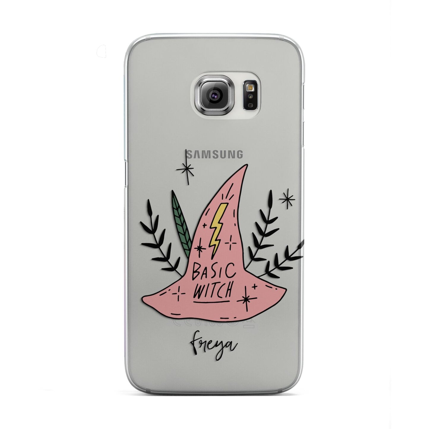 Basic Witch Hat Personalised Samsung Galaxy S6 Edge Case