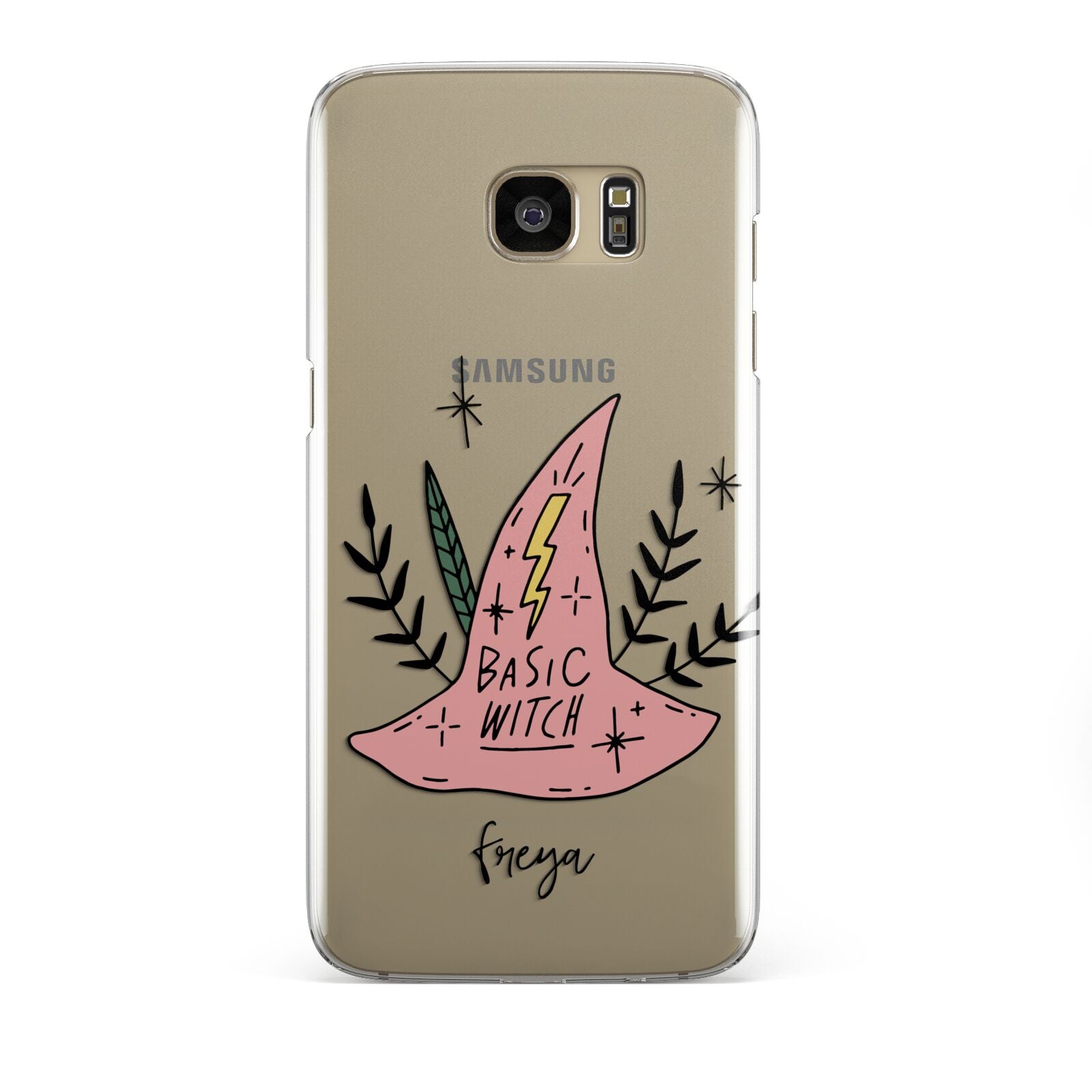 Basic Witch Hat Personalised Samsung Galaxy S7 Edge Case