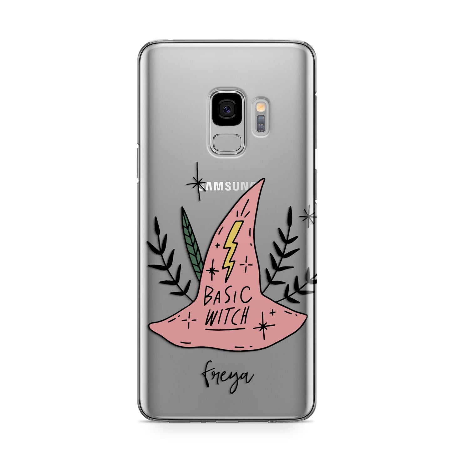 Basic Witch Hat Personalised Samsung Galaxy S9 Case
