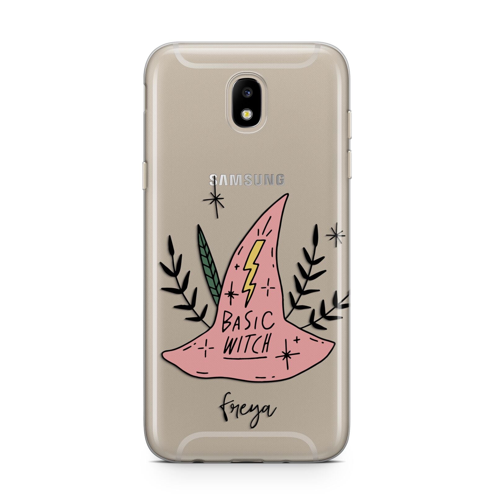Basic Witch Hat Personalised Samsung J5 2017 Case
