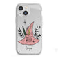 Basic Witch Hat Personalised iPhone 13 Mini TPU Impact Case with White Edges