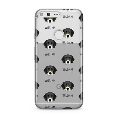 Bassador Icon with Name Google Pixel Case