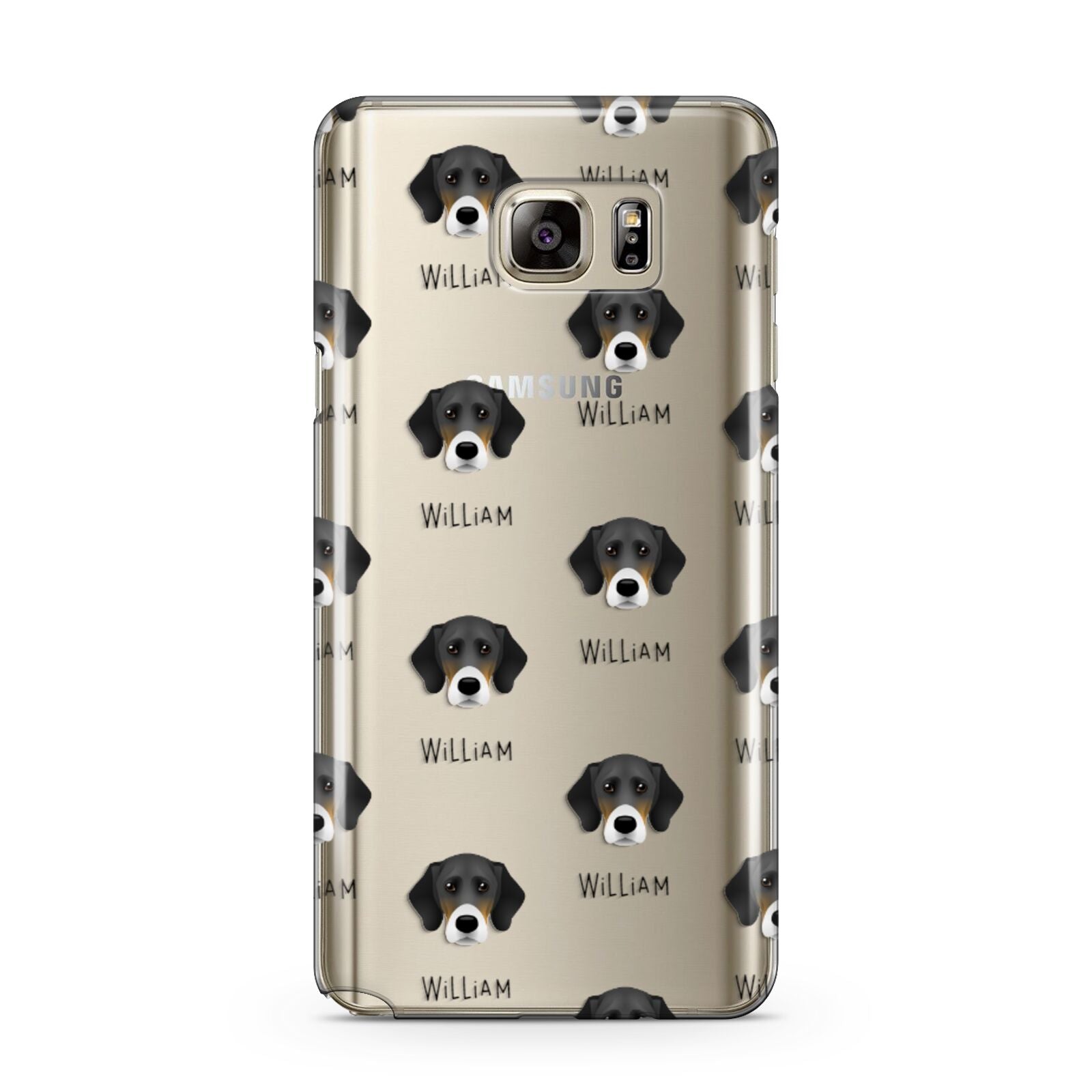 Bassador Icon with Name Samsung Galaxy Note 5 Case