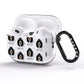 Basset Bleu De Gascogne Icon with Name AirPods Pro Glitter Case Side Image
