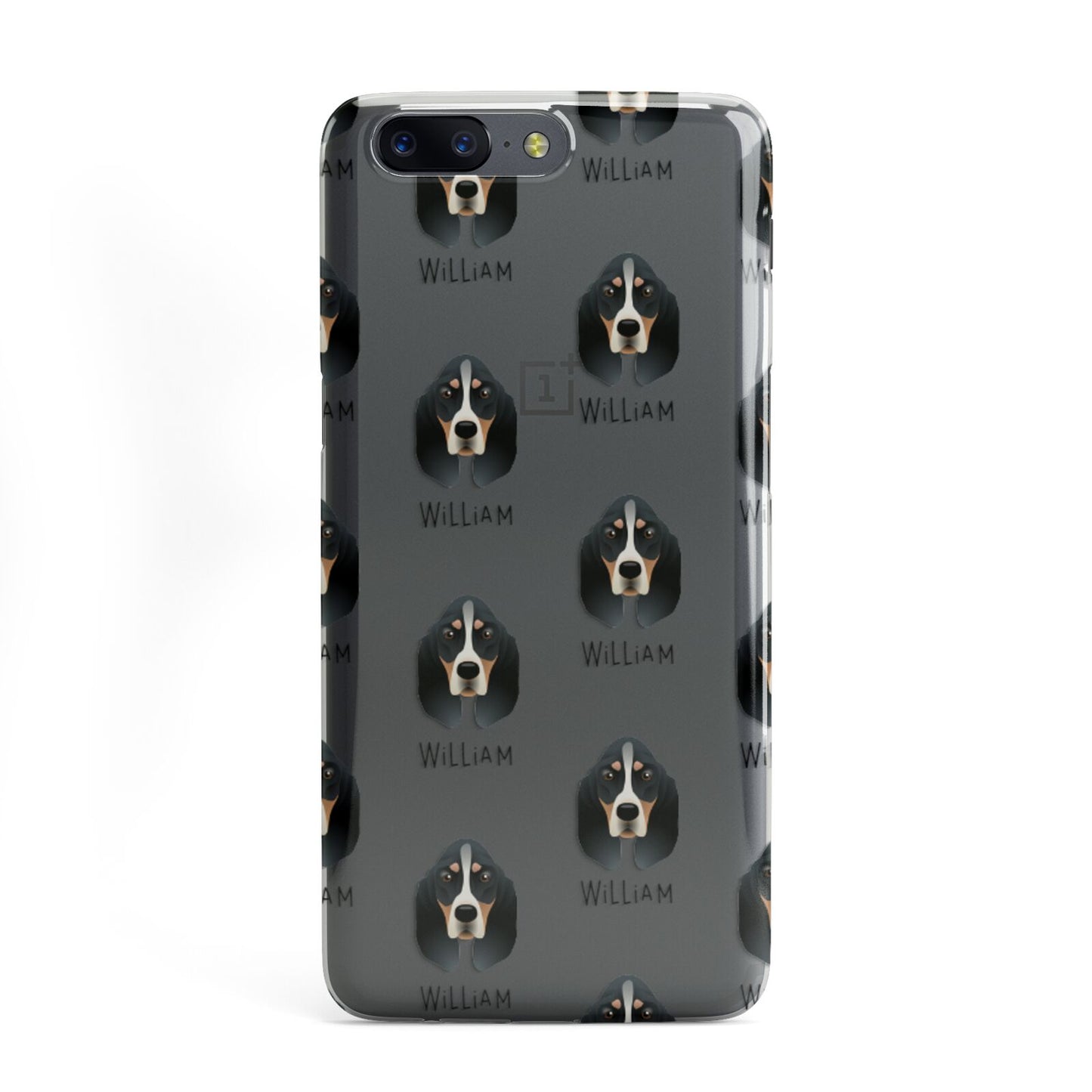 Basset Bleu De Gascogne Icon with Name OnePlus Case