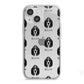 Basset Bleu De Gascogne Icon with Name iPhone 13 Mini TPU Impact Case with White Edges