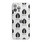 Basset Bleu De Gascogne Icon with Name iPhone 13 Pro Max Clear Bumper Case