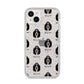 Basset Bleu De Gascogne Icon with Name iPhone 14 Plus Glitter Tough Case Starlight