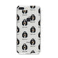 Basset Bleu De Gascogne Icon with Name iPhone 8 Plus Bumper Case on Silver iPhone