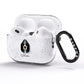 Basset Bleu De Gascogne Personalised AirPods Pro Glitter Case Side Image