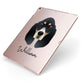 Basset Bleu De Gascogne Personalised Apple iPad Case on Rose Gold iPad Side View