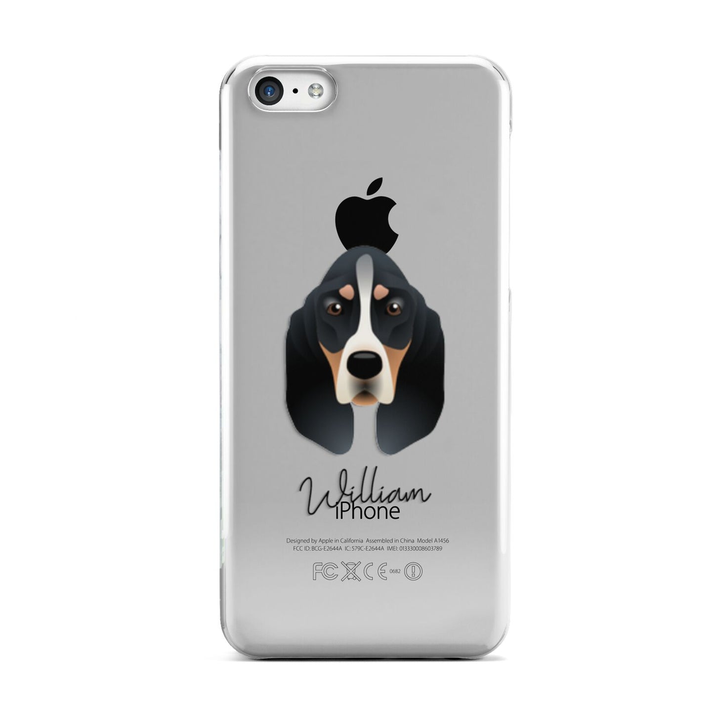Basset Bleu De Gascogne Personalised Apple iPhone 5c Case