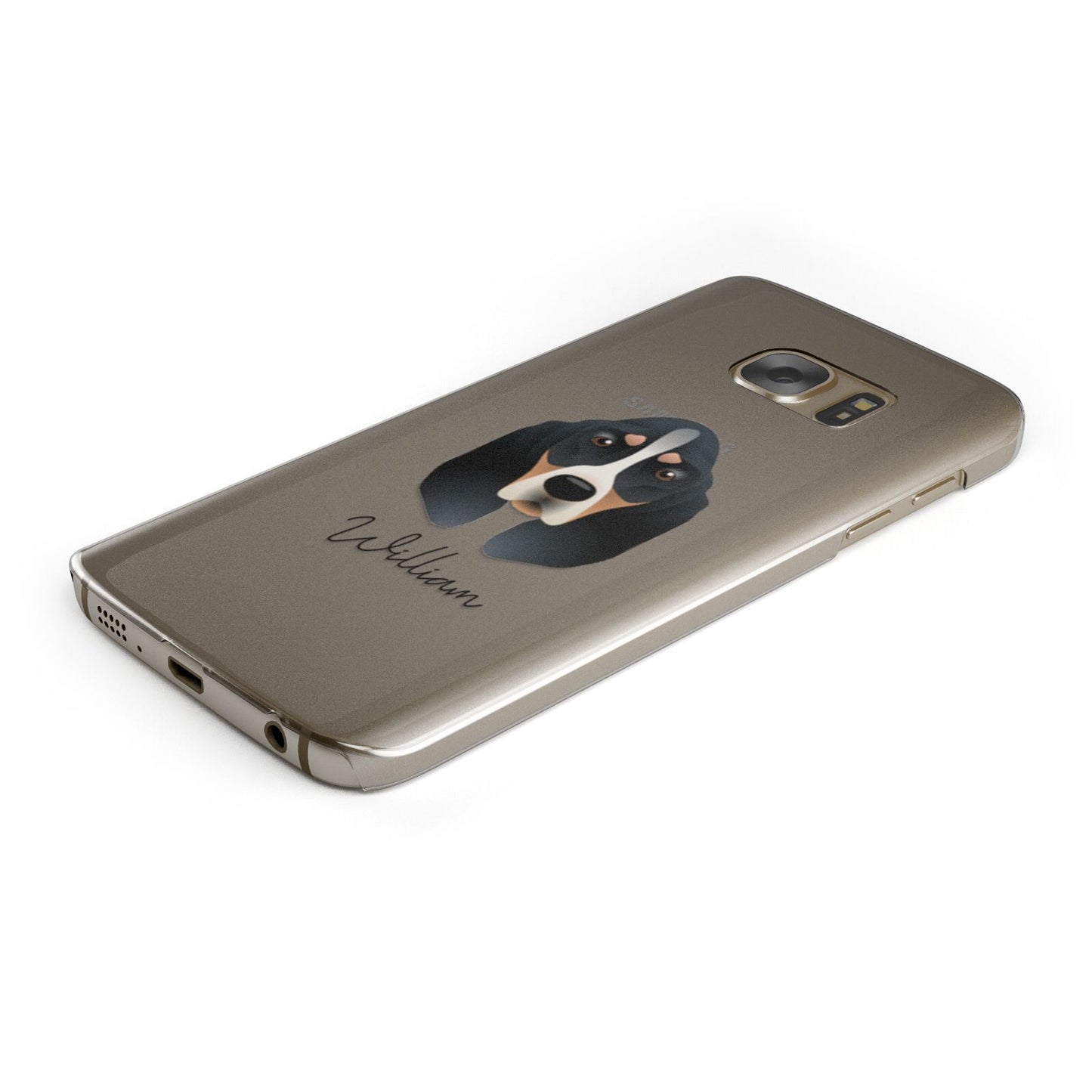 Basset Bleu De Gascogne Personalised Samsung Galaxy Case Bottom Cutout