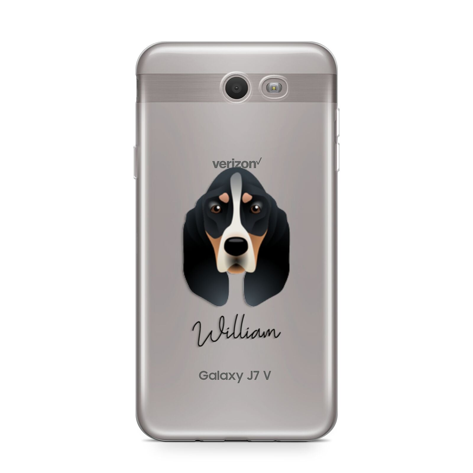 Basset Bleu De Gascogne Personalised Samsung Galaxy J7 2017 Case