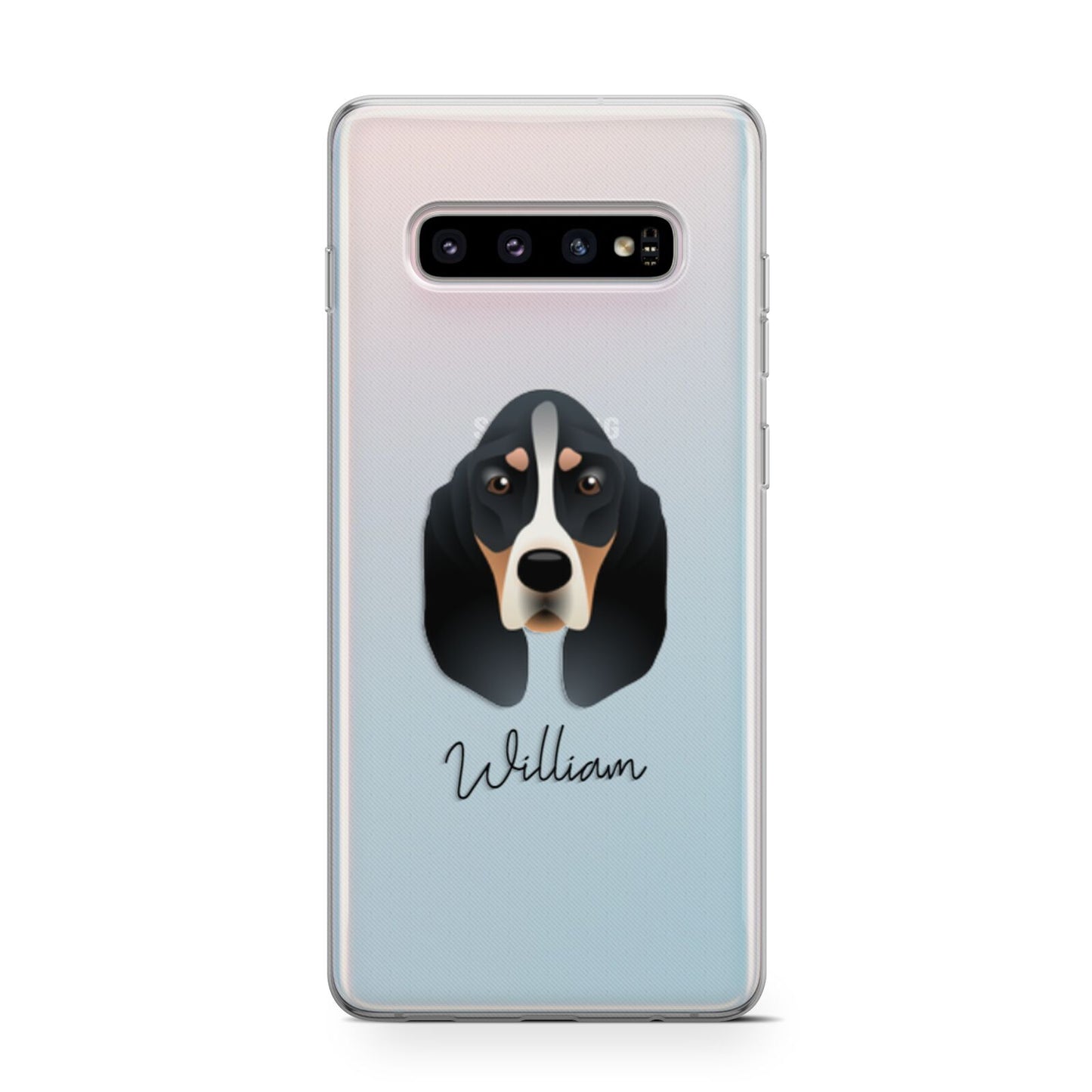 Basset Bleu De Gascogne Personalised Samsung Galaxy S10 Case