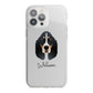 Basset Bleu De Gascogne Personalised iPhone 13 Pro Max TPU Impact Case with White Edges