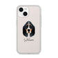 Basset Bleu De Gascogne Personalised iPhone 14 Clear Tough Case Starlight