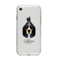 Basset Bleu De Gascogne Personalised iPhone 8 Bumper Case on Silver iPhone